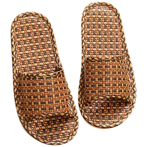 Paire pantoufles tissées - paire,