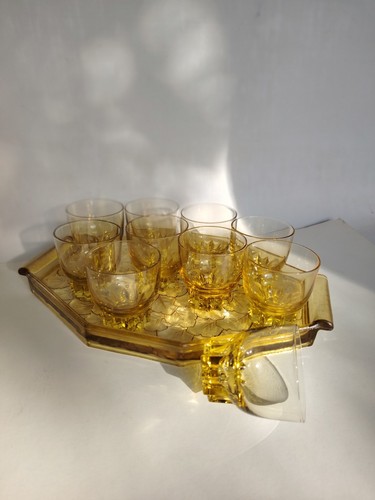 Lot verres liqueur en - à,