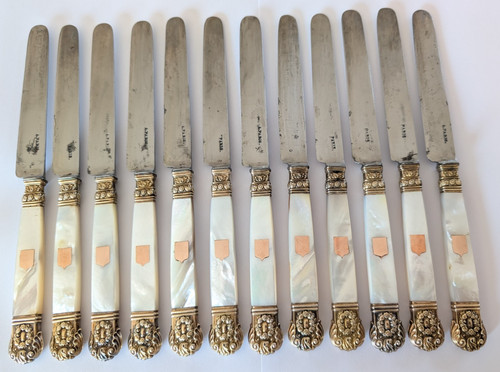 Couteaux xixe restauration - 12,