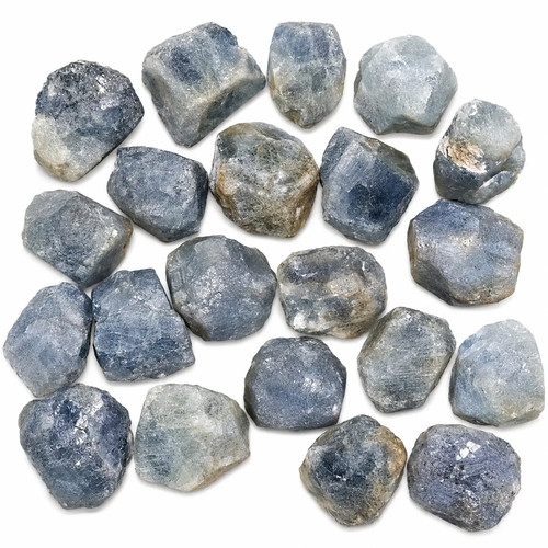 Saphir bleu cristal brut -