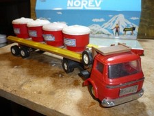 ANCIEN RARE GUISVAL CAMION BERLIET GAK REMORQUE CIMENT 1/43 NOREV  DINKY  CIJ