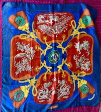 HERMES. foulard, carré en