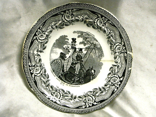 Ancienne assiette - ,