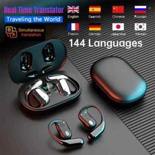 Écouteurs Traducteur AI 3 En 1, 144 Langues, Suppression Du Bruit, Casque Blueto
