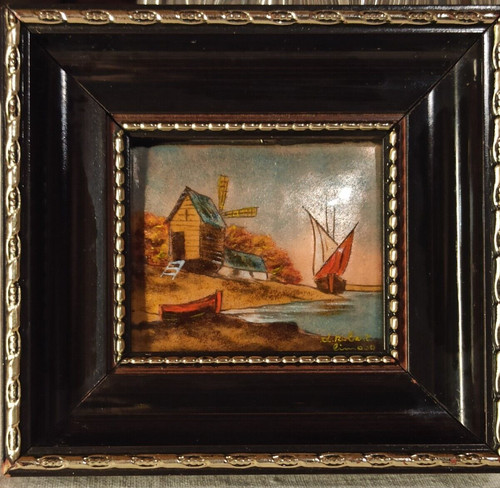 Tableau émaux limoges - tableau,