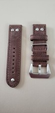 Brown Leather Strap Orange