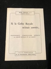 brochure, alin caillas , si la gelée royale m'étais contée, 1977