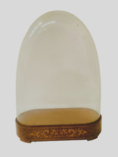 Ancien globe d'horloge ou pendule Charles X base en marqueterie  . XIX siècle .