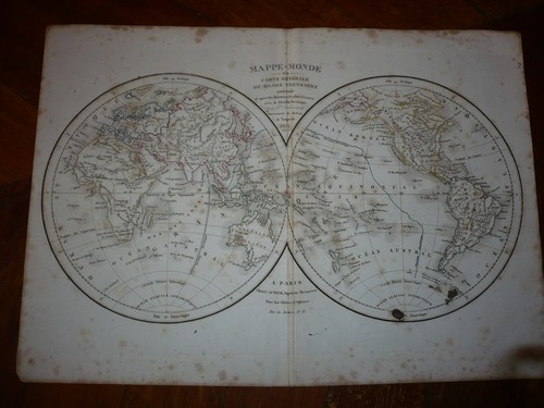 Grande mappemonde 1831 - mappemonde, globe