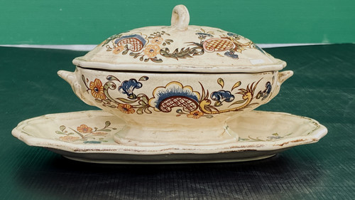 Ancienne sauciere faience - ancienne,