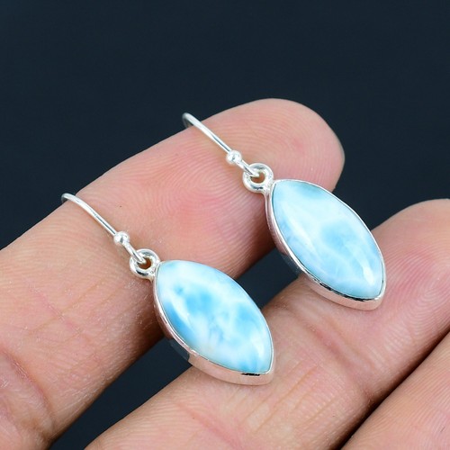 Natural larimar gemstone solid - gemstone,