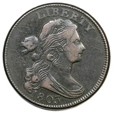 1803 S-252 R-2 Draped Bust