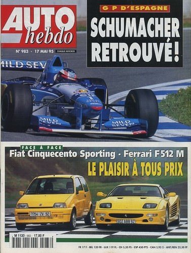 Auto hebdo 983 05 1995 - auto, n°983