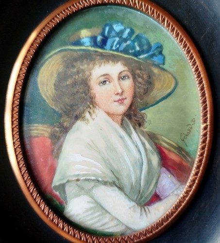 Belle peinture miniature fin - peinture,