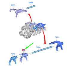 FORD PUMA Fourche 3ème et