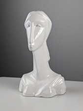 Sculpture buste en céramique