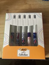 Coffret de 5 Stylos BIC 4 couleurs -  PSG rare