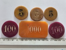 Lot jetons plaque casino - lot,
