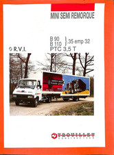 TROUILLET / MINI SEMI REMORQUE / PROSPECTUS RVI