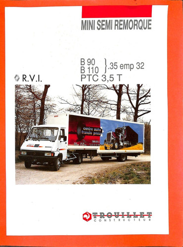 Trouillet mini semi remorque - trouillet, /