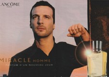 Publicité papier - advertising paper - Miracle Homme de Lancôme 2 pages