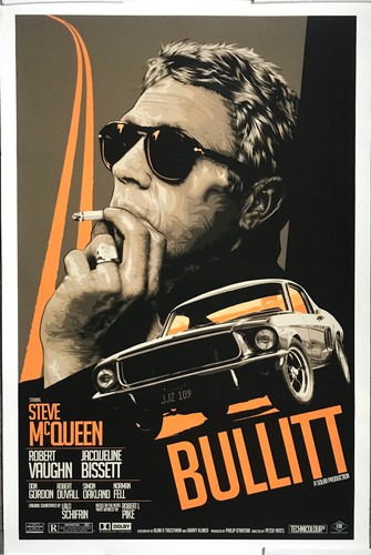 Affiche bullitt steve mcqueen - affiche,