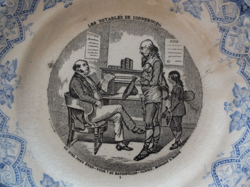 Assiette lunéville keller - kg,