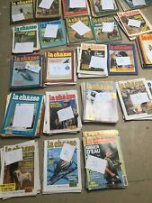 Lot la revues nationale de la chasse anciennes