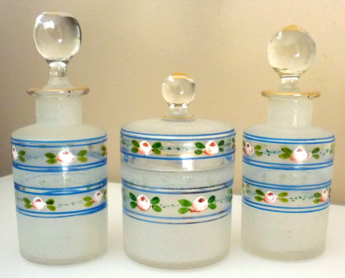 Flacons anciens toilette - flacons,