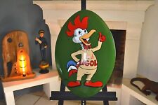 Plaque émaillée IGOL huile - 70 cm - automobiles enamel sign emailschild