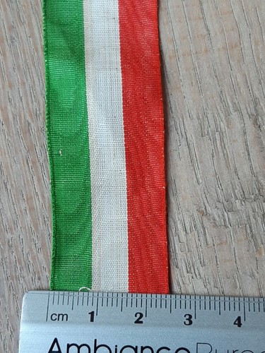 Ruban medaille italie tissage