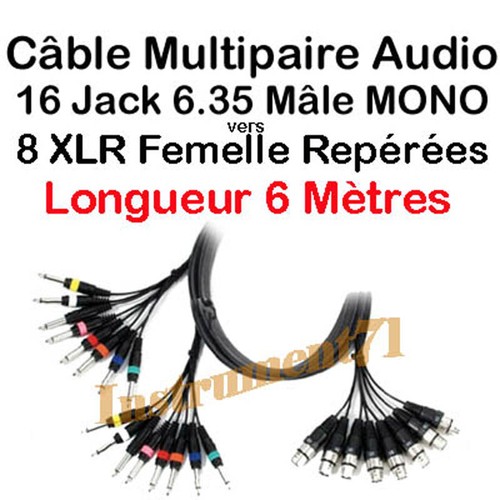 Multipaire xlr broches - xlr,