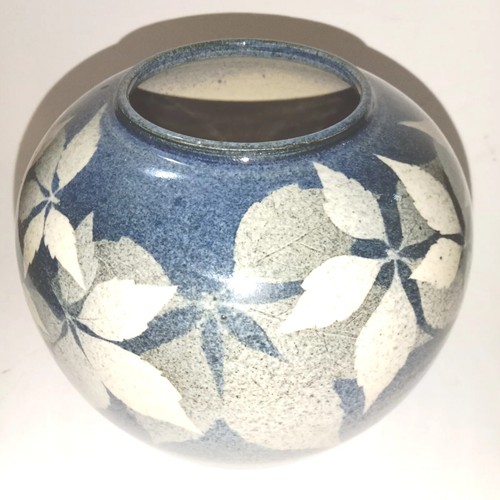 Vase boule grès vernissé - grès,