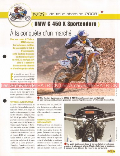 Bmw g450 sportenduro 2008 - x,