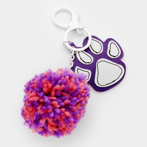 Fashion pom - pom, purple