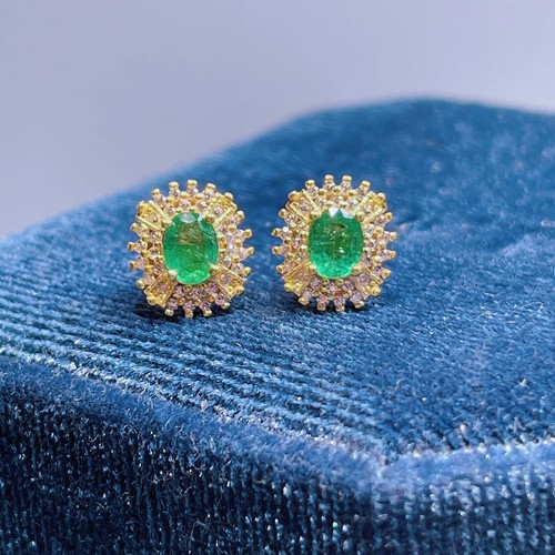Boucles oreilles vertes - d'oreilles,
