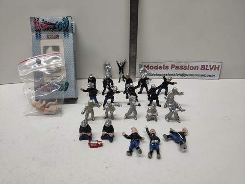 Figurines pompiers métal lot - métal,