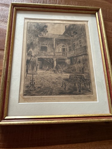 Tableau ancien artiste - tableau,