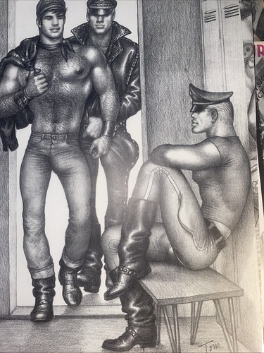 Tom finland lithograph - tom,