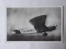CARTE POSTALE AVIATION POSTCARD ISTRES AVION TOURISME CAUDRON PHALENE F-ANCS