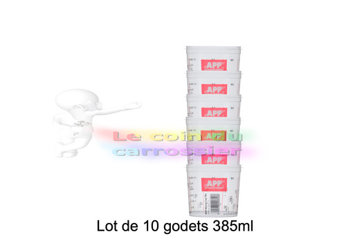Lot godet de mélange - lot, 10