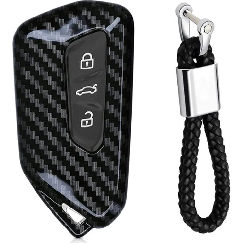 Coque clé voiture fibre - clé,