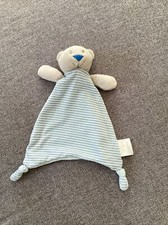 O/ Doudou plat ours gris bleu