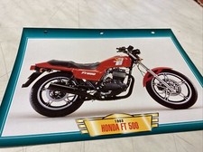 Hionda FT500 Ascot 1983 500 FT fiche carte moto passion collection Atlas 500FT