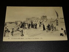CAYEUX-SUR-MER - LA PLAGE ET LES CABINES - CARTE POSTALE ANCIENNE