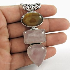 Tigre Eye Gemme Véritable 925