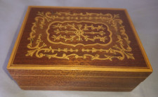 ANCIENNE BOITE BIJOUX CIGARE CIGARETTE OU AUTRES COFFRET EN BOIS 1970