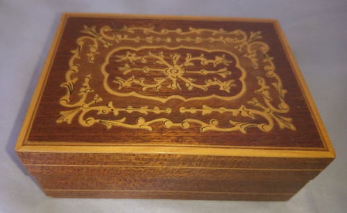 Ancienne boite bijoux cigare - boite,