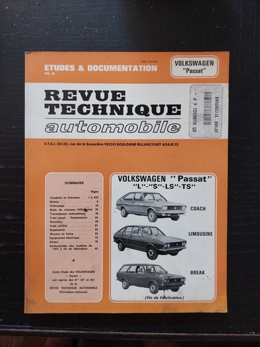 Revue technique volkswagen - revue,