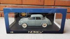 NOREV 1/18 (185159)  --  RENAULT DAUPHINE  1958 BLEU AZUR --  NEUF.